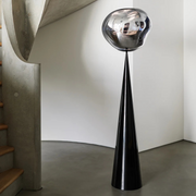 Melt Cone Fat Floor Silver LED - CHAL